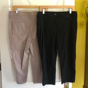 2 pairs of Chico’s capris